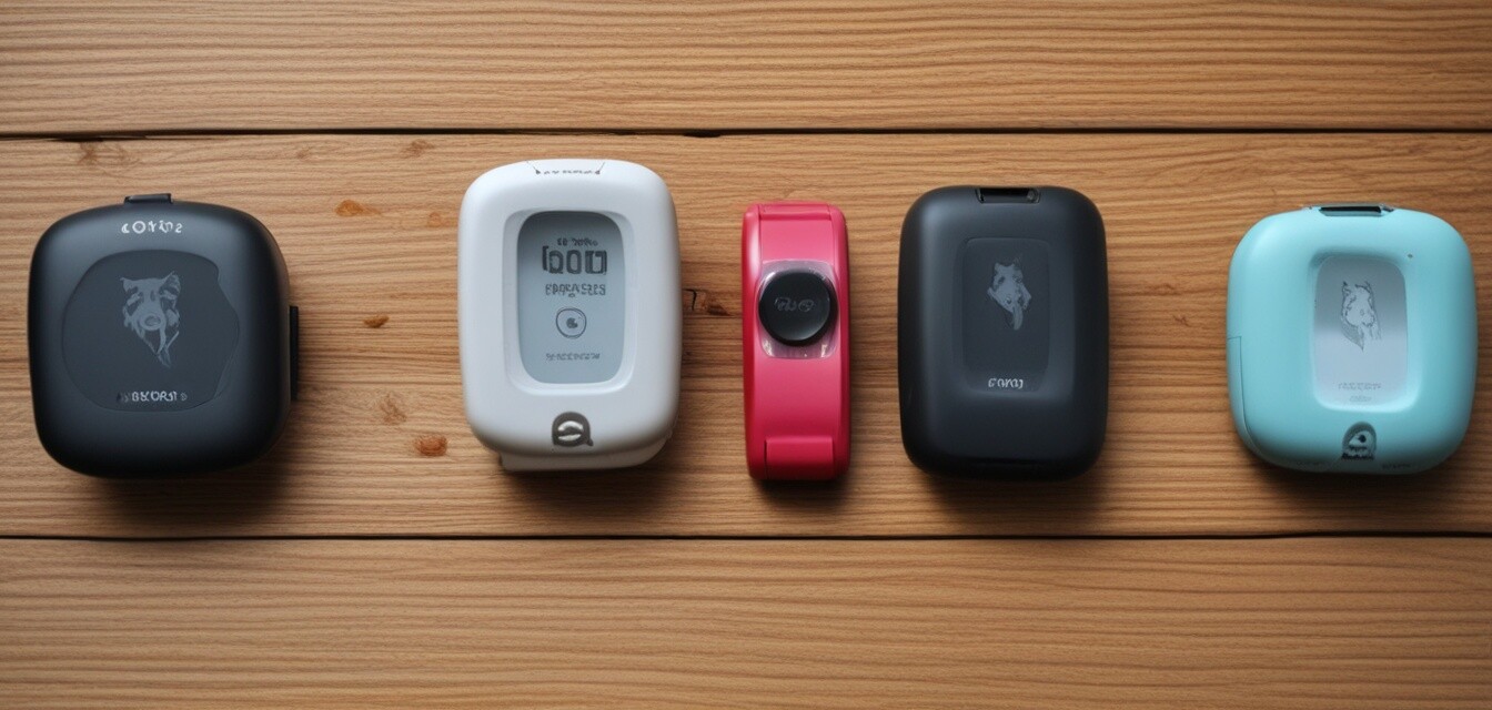 Verschiedene GPS-Tracker für Haustiere