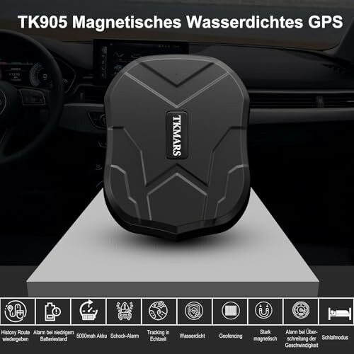 TK905 magnetisches wasserdichtes GPS-Gerät im Auto
